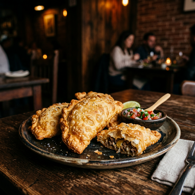Empanadas fritas crocantes